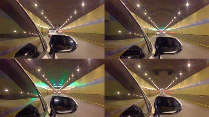 汽车在隧道里行驶视频素材9