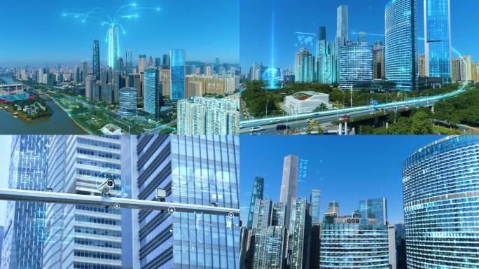 5G大数据科技智慧城市互联网4kae模版