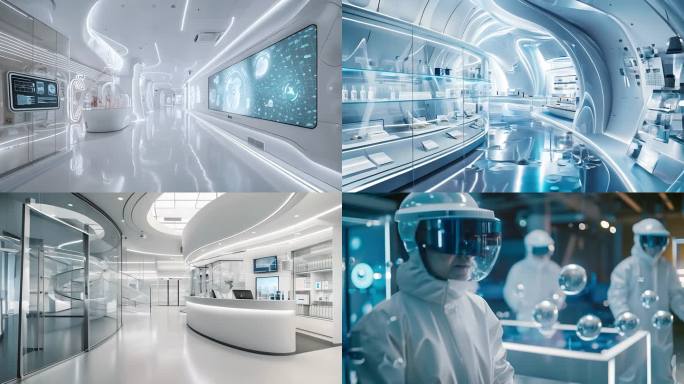 现代医院医疗科技实验室