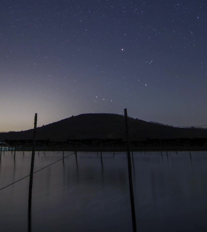 竖屏高清星空延时视频