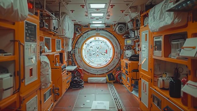 太空探索宇宙飞船空间站科技科幻素材原创