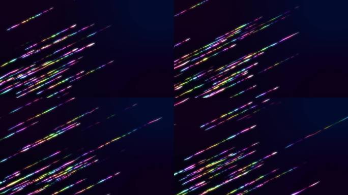 彩色粒子线条抽象彩虹平行
