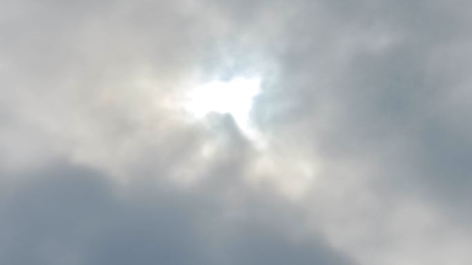 【8K】太阳透过云层转场延时摄影