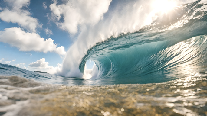 海浪巨浪海洋浪花海波涌波