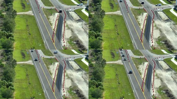 美国交通基础设施的建设道路工程。对交通畅通的公路进行改造。州际交通概念的发展