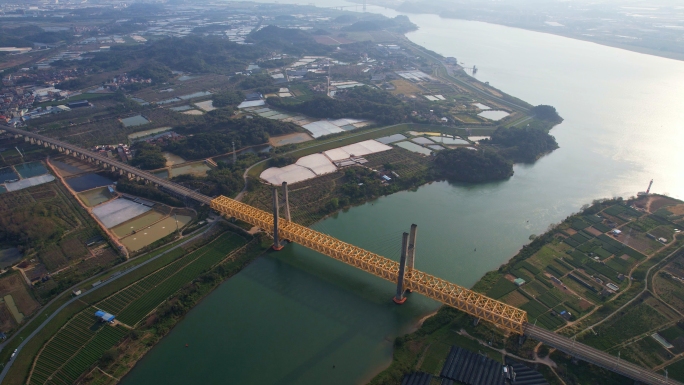 最新佛山三水 三江汇流地 航拍