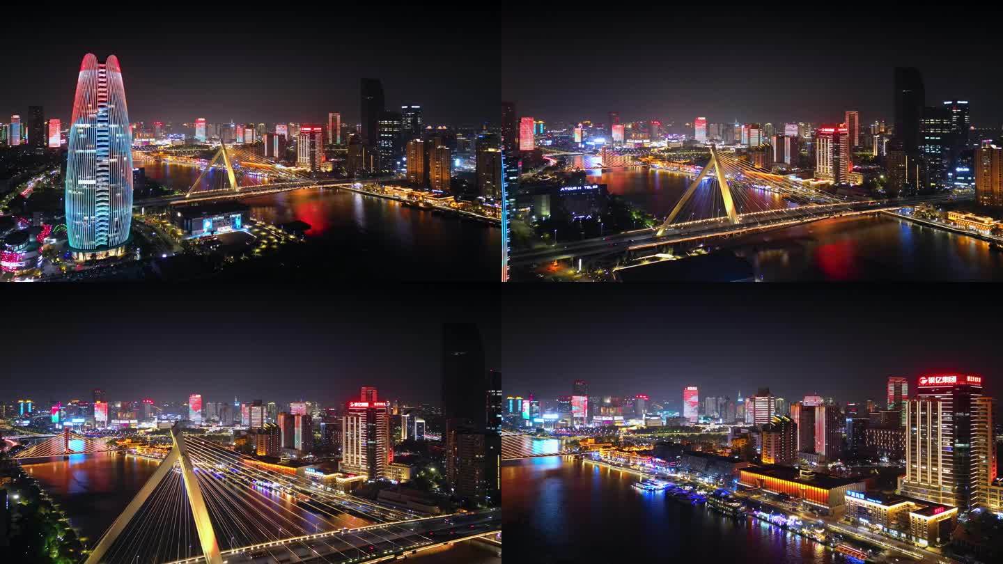 宁波三江口城市夜景