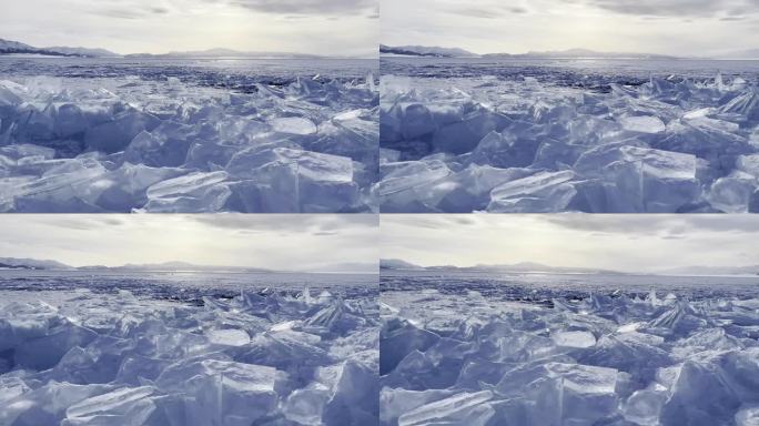 冬日冰河