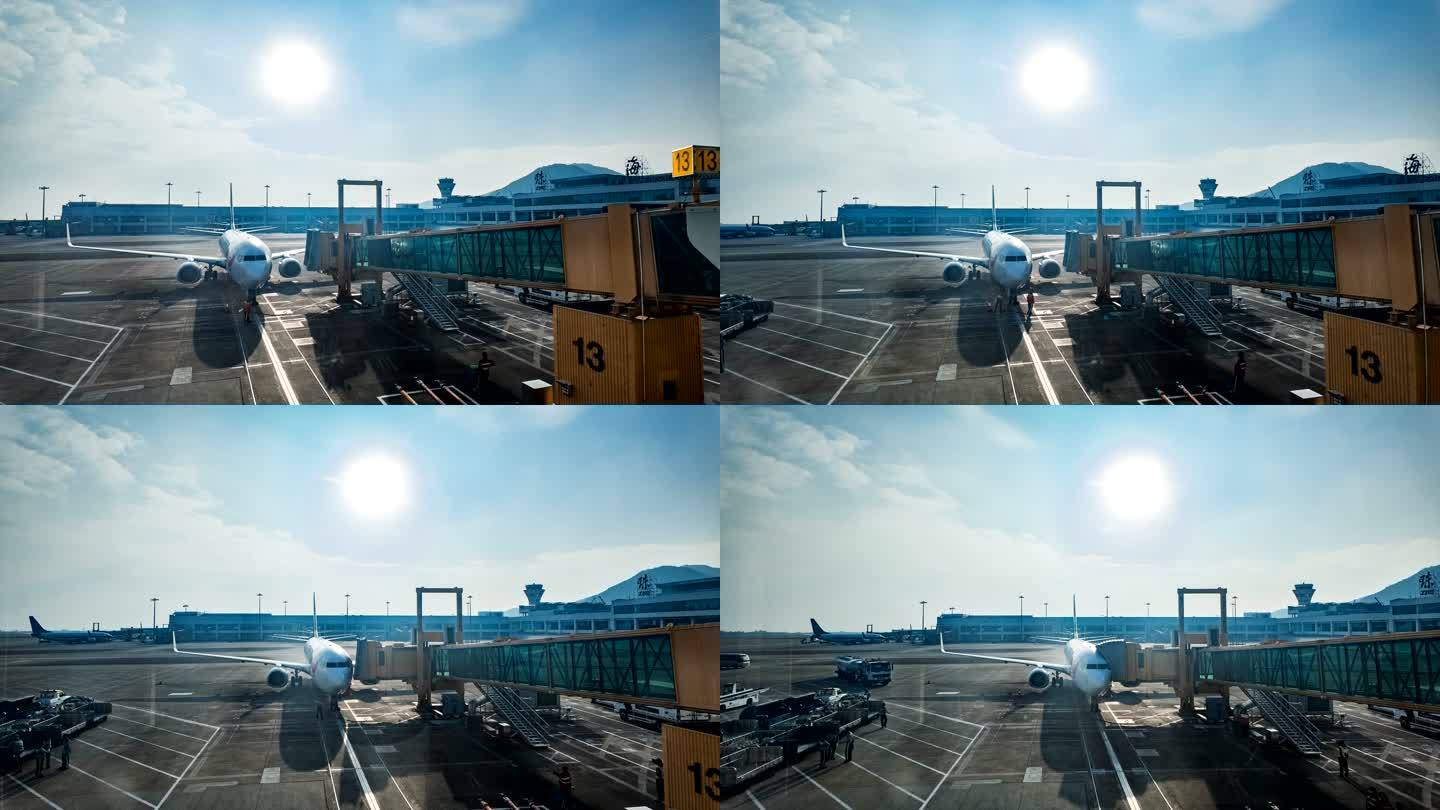 珠海机场内部延时摄影