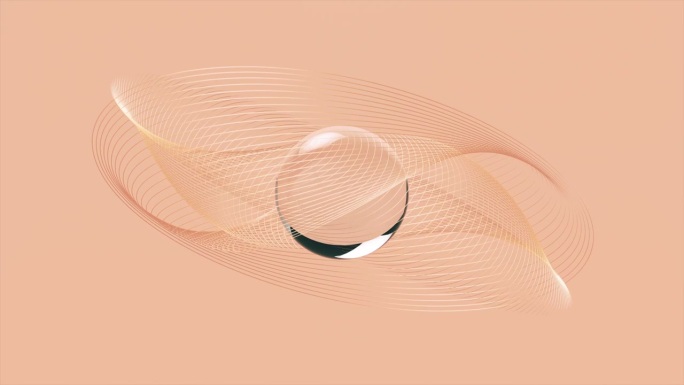 无限运动，无休止的变化-抽象的背景动画-桃色，循环