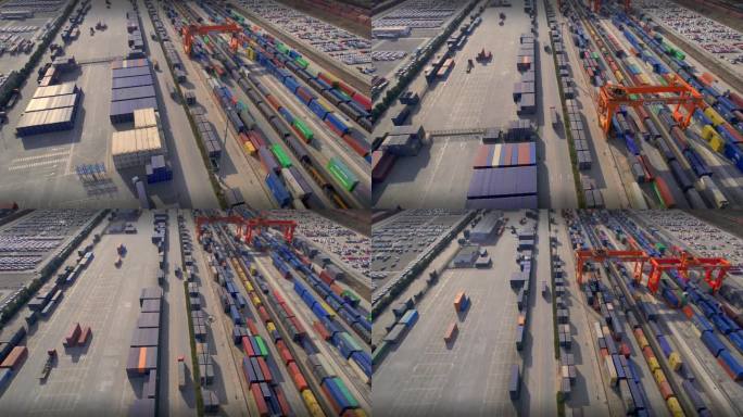 铁路码头陆港货运集散中欧班列