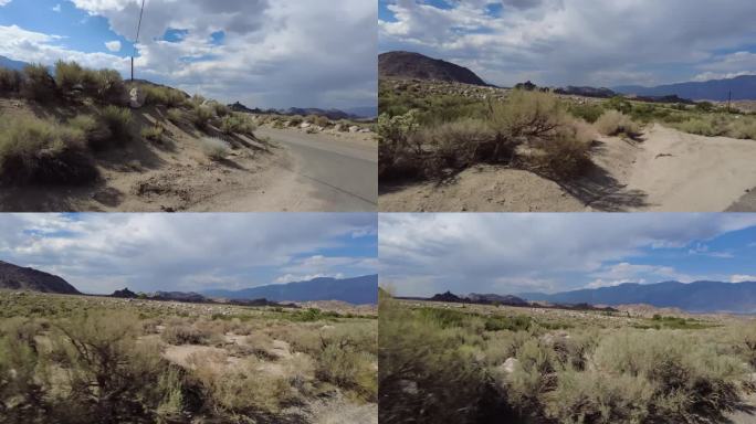 内华达山脉马蹄草甸路上升04多相机三季度R驾驶牌照加州美国