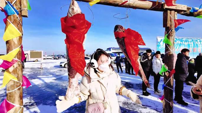 齐齐哈尔龙腾湖冬捕文化旅游节启幕