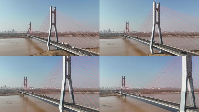 黄河大桥航拍