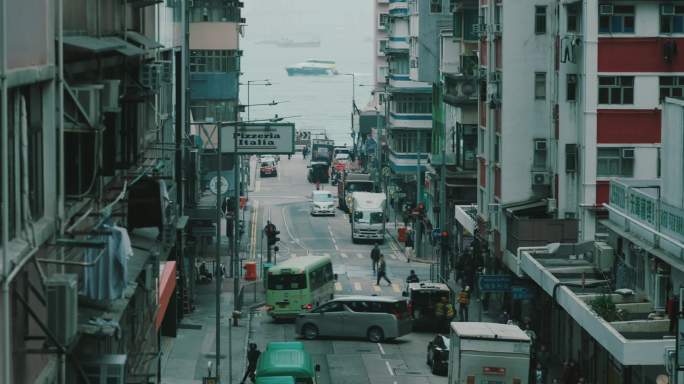 香港街拍及维多利亚港