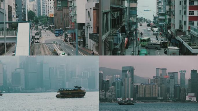香港街拍及维多利亚港