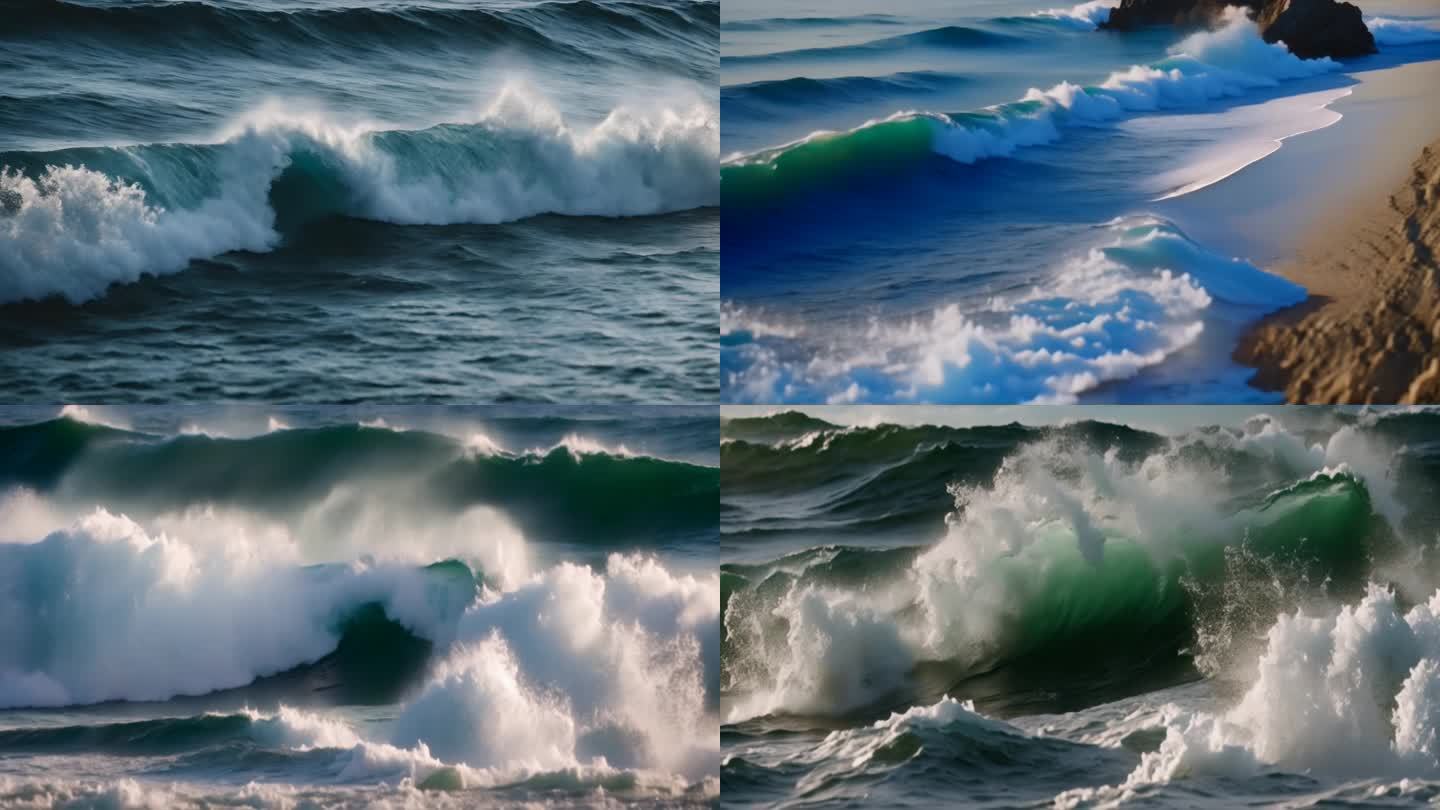 海洋海浪 4K视频素材
