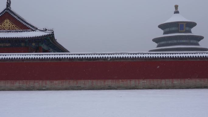 北京天坛雪景