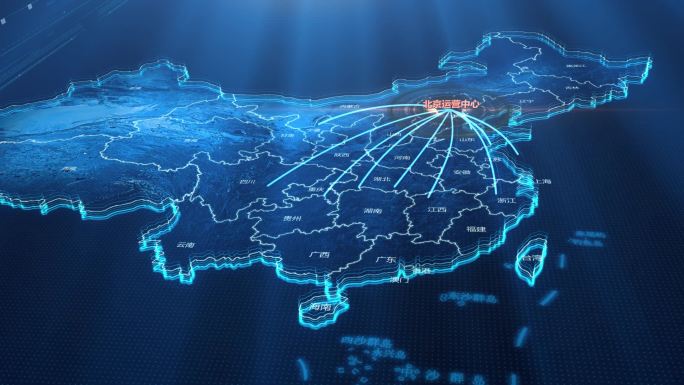 中国分布科技地图