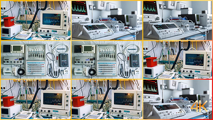 医院生命体征监测设备/心电图/血氧/血压