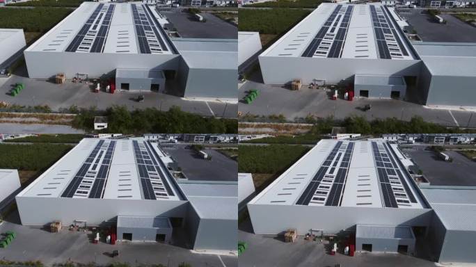 能源革命:设施屋顶安装太阳能板