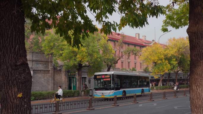 北京五四大街秋景