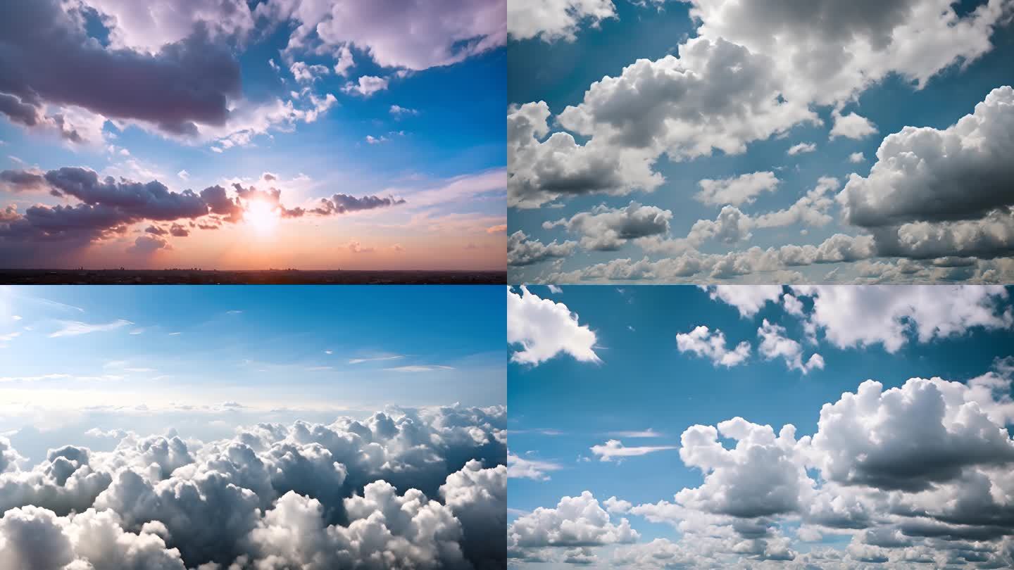 天空延时风景视频素材 4K