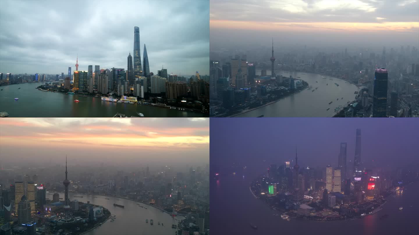上海城市延时航拍合集