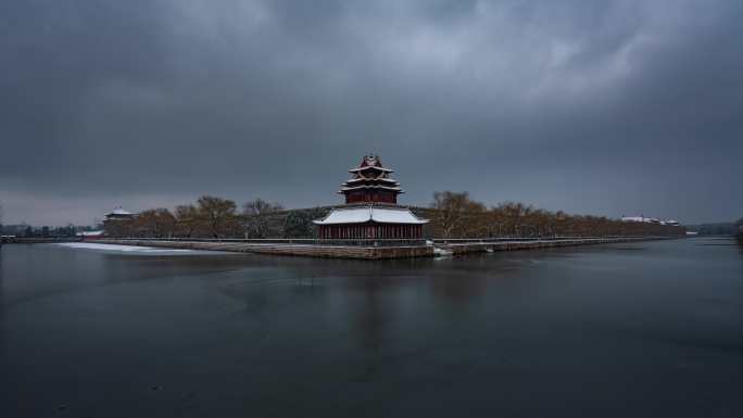 角楼雪景