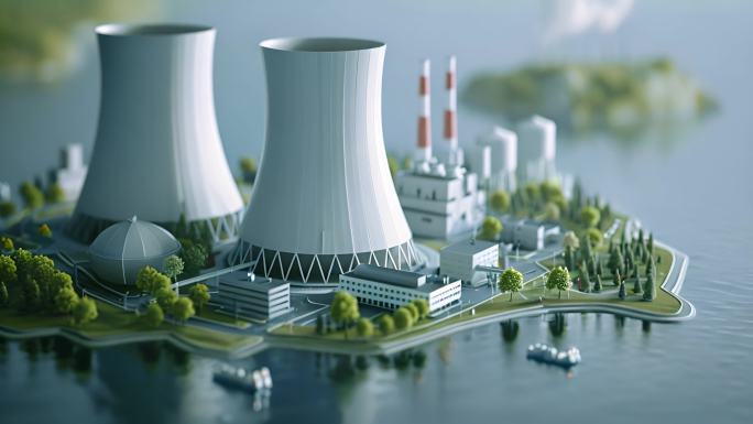 三维核电厂 发电厂