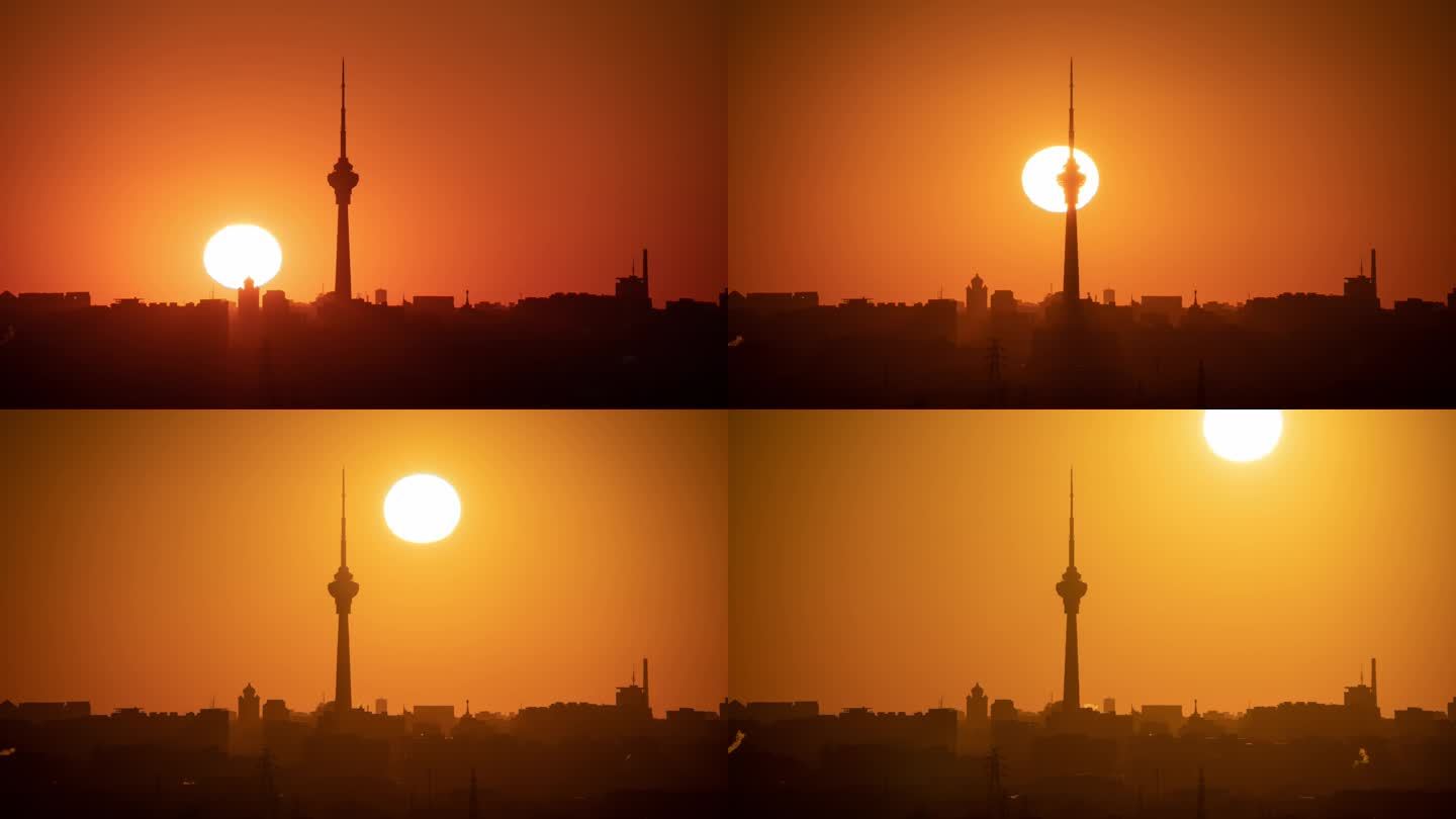 北京西山看日出