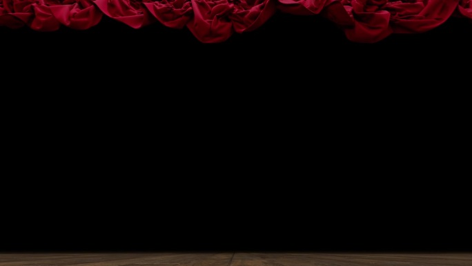 奥地利剧院的红色幕布优雅地升起和落下，它的缎面织物吸引了舞台上的聚光灯。