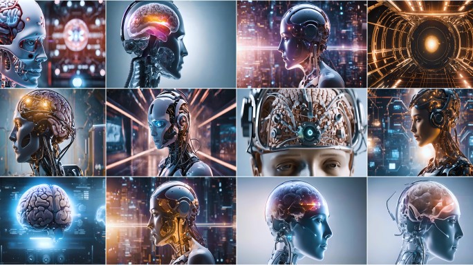 【合集】人工智能机器人AI科技大数据大脑