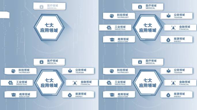 简洁大气明亮科技企业数据分类7