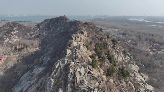 航拍济南鹊山