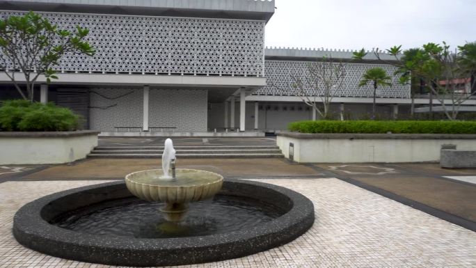 马来西亚吉隆坡——2024年2月9日:马来西亚国家清真寺