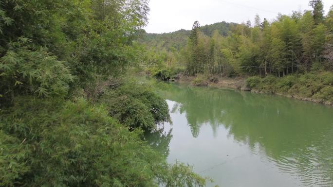 飞跃水库航拍素材