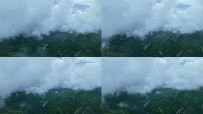 山间云层自然延时