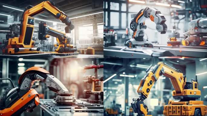 机械臂 现代工厂 智能制造