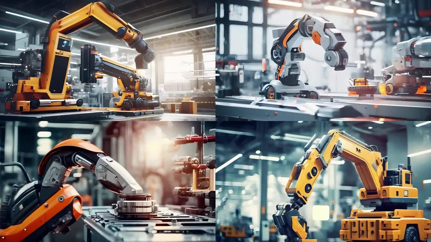 机械臂 现代工厂 智能制造