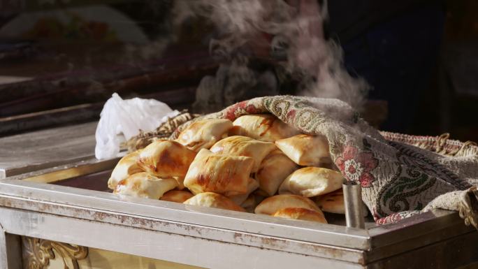 新疆烤包子特色美食美味