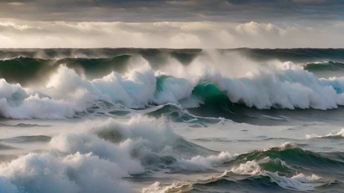 大海 海浪 海底