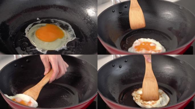 不粘锅煎鸡蛋