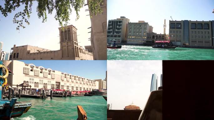 迪拜城市旅游空镜