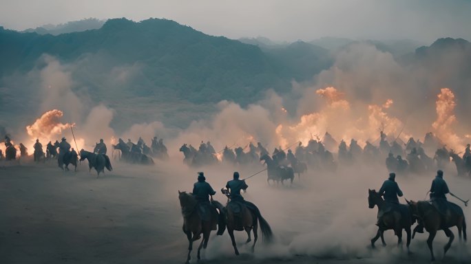 AI演绎 中国古代战争