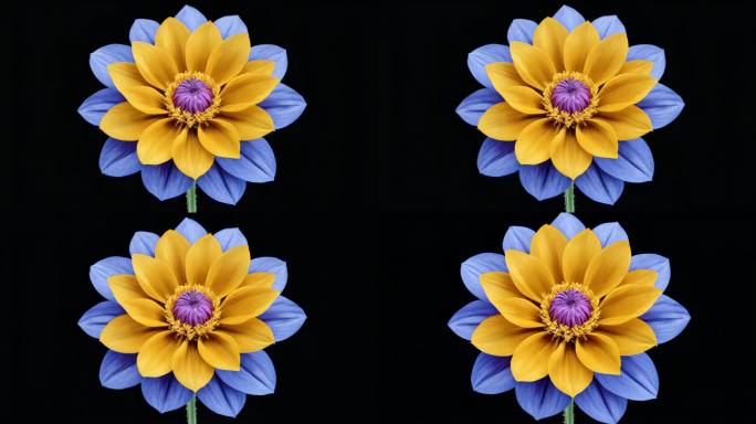 艺术数码花朵舞台花朵花瓣氛围背景板