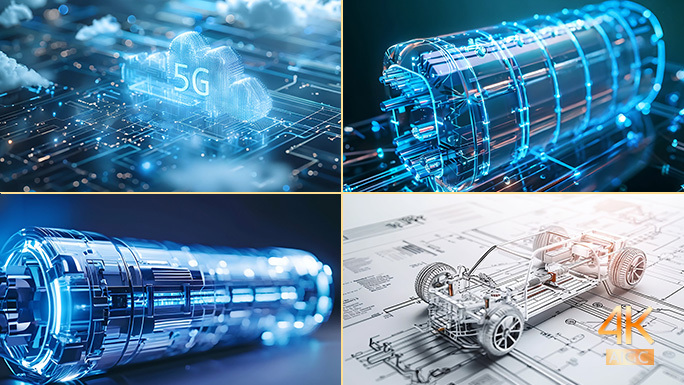 5G数字驱动工业智能化转型无人新能源工厂