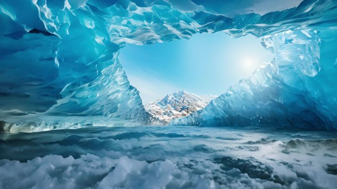 冰封奇缘：穿梭于神秘冰洞的探险之旅