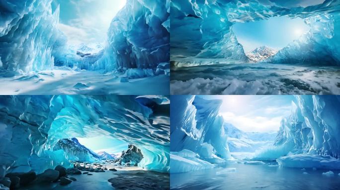 冰封奇缘：穿梭于神秘冰洞的探险之旅