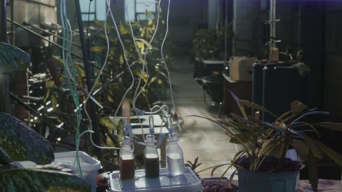 后天启实验室用紫外灯蒸馏植物
